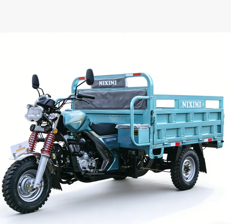 Мотоцикл-трицикл NIXIMI CG200 200CC с воздушным охлаждением, прочный, с длительным сроком службы, для сельских районов Африки