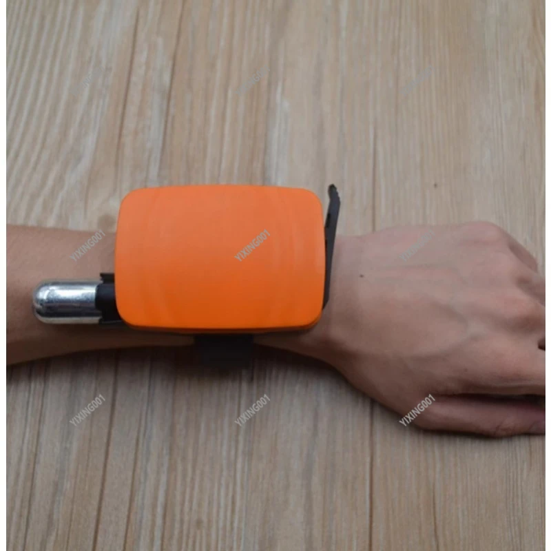 سوار الإنقاذ الذاتي في حالات الطوارئ خفيف الوزن للسباحة والغوص ملحق أمان سريع التضخم #5