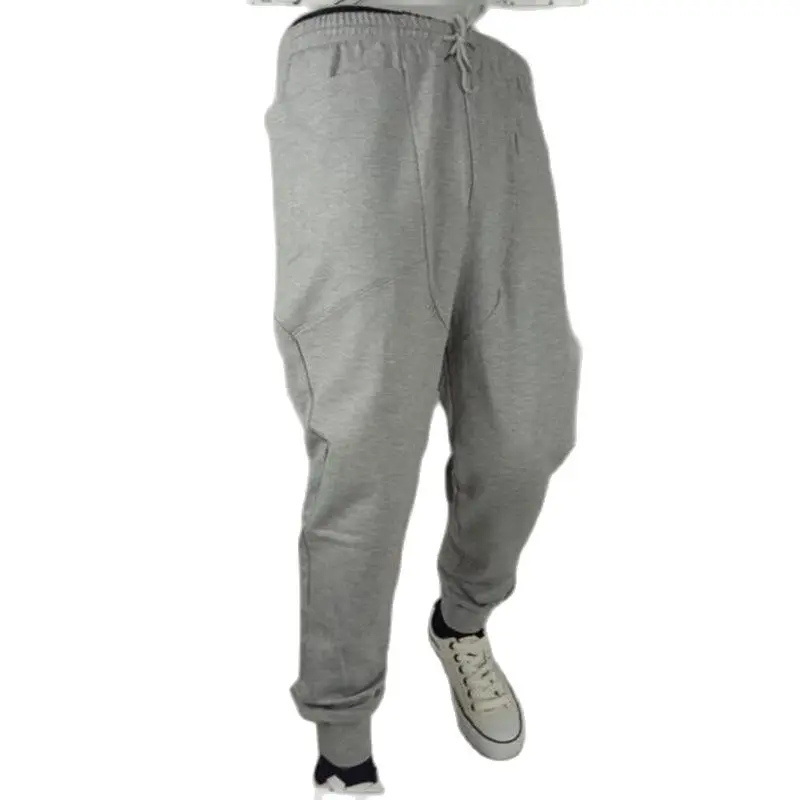 

Men Hip Hop Pants Casual Cotton Harem Cargo Pants Loose baggy Trousers Streetwear