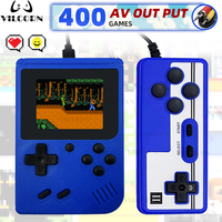 Retro Portable Mini Handheld Video Game Console 8 Bit 3.0 Inch Color LCD Kids Color Game Player Built in 400 Games AV Output