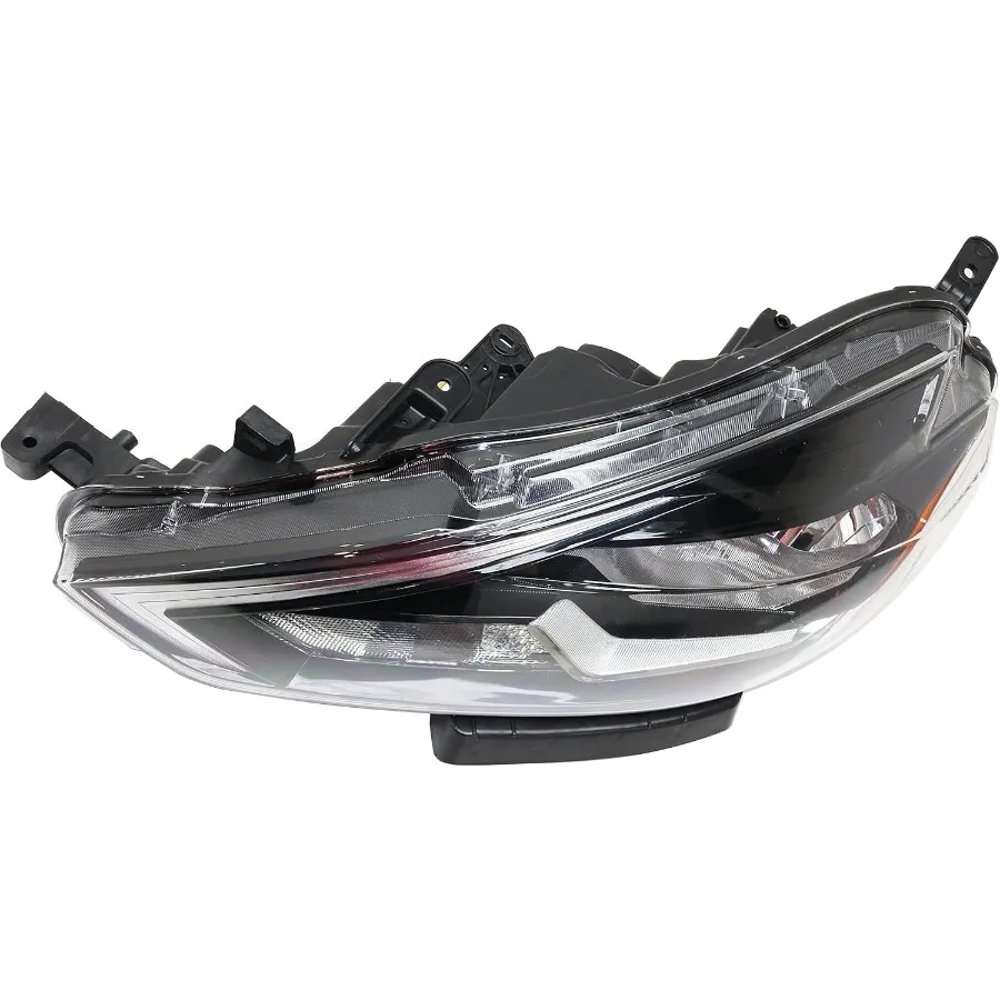 المصباح الأمامي الجانبي للسائق لنيسان سنترا 20162019 الهالوجين مع لمبة s يستبدل 260603YU0A سطوع عالية وتصميم متين لـ #4