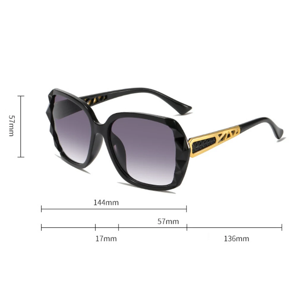 

KLASSNUM 2026 Luxury Oversized Sunglasses Women Vintage Gradient Shades Big Square Sun Glasses Female UV400 Protection Eyewear