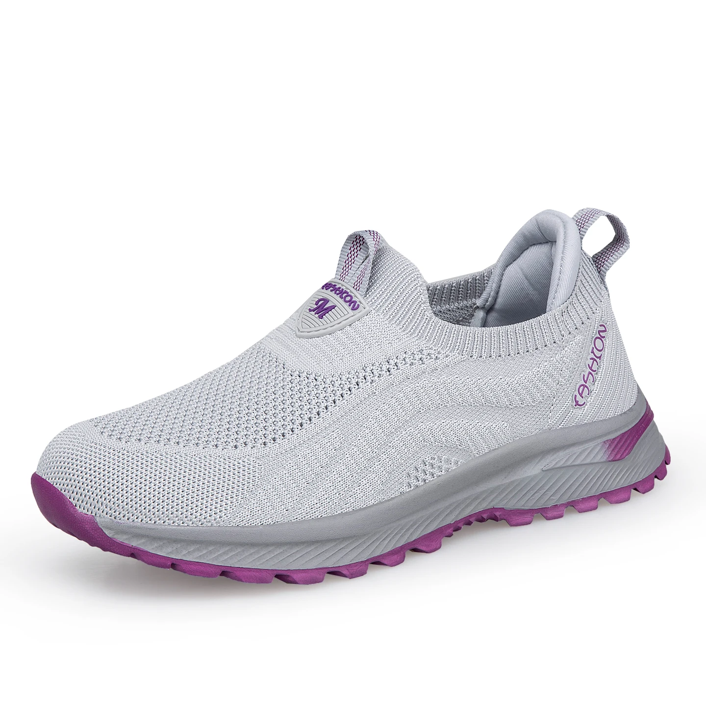 Men Women Rotating Button Sneaker Men's Sports Shoes EVA Soft Sole Elderly Comfortable Breathable Walking Shoes High Quality