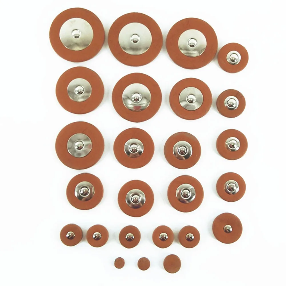 

Ремкомплект для саксофона, коричневый, для альт-саксофона, для поддержания правильного натяжения, металл+овечья кожа, новый, для альт-саксофона