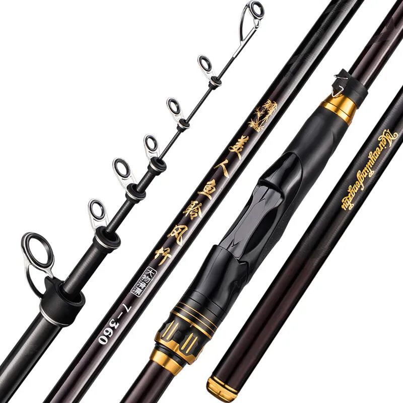 

Rock Fishing Rod Long Range Throwing Rod Carbon Ultralight Ultrahard Universal Fishing Rod All Water Universal Large Guide Ring