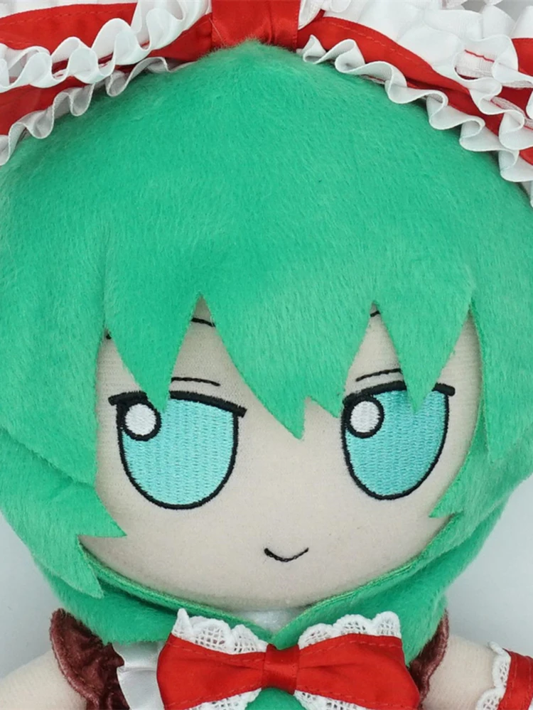 Fumo TouHou Project Hina Kagiyama Cosplay pluszowa lalka wypchana zabawka Plushie figurka poduszka siedząca kolekcja dla fanów prezent