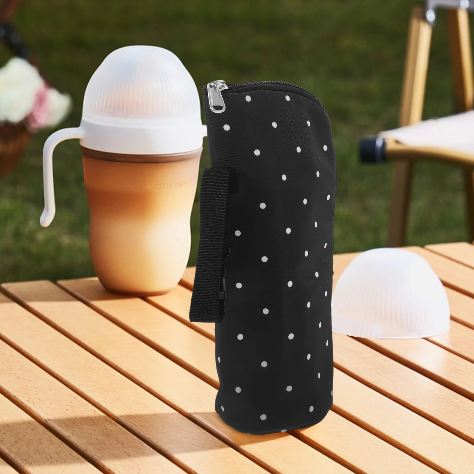 

Insulated Baby Bottle Bag Portable Cooler Tote for Daycare Durable Material Wide Opening Secure Zipper Fits Various Sizes