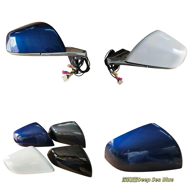 Rearview Mirror Cover For Tesla Model X 2015-2021 Car Rear Mirror Cover Side Door Mirror Caps Shell OE 1054430/1054431