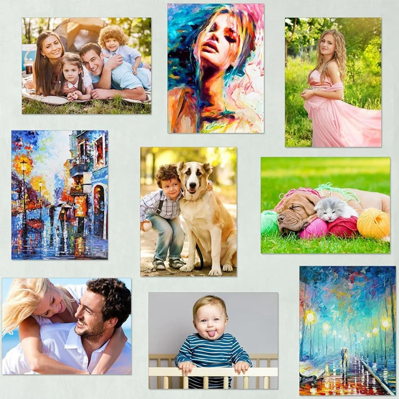 12Pcs Sublimation Metal Photo Blanks Signs - 8X12in Photo Sign Blank Poster Wall Photo Frame Metal Blanks Indoor Outdoor Durable