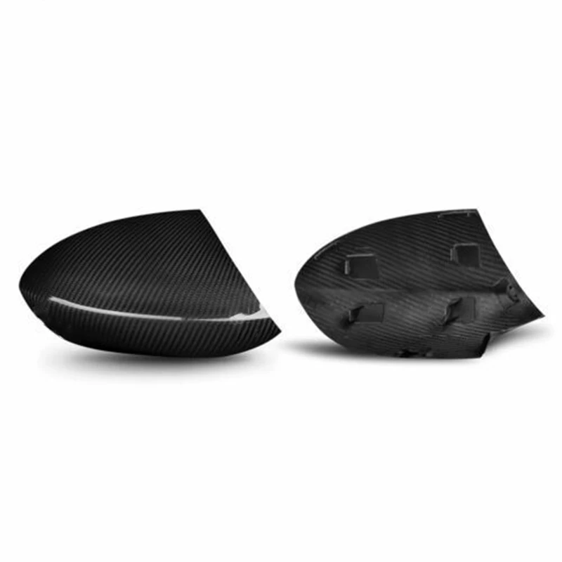 Carbon Fiber Mirror Cover Clip On Car Exterior Rearview Cap Reverse Case Replacement For BMW E90 E92 E93 M3 1M E82 2008-2013