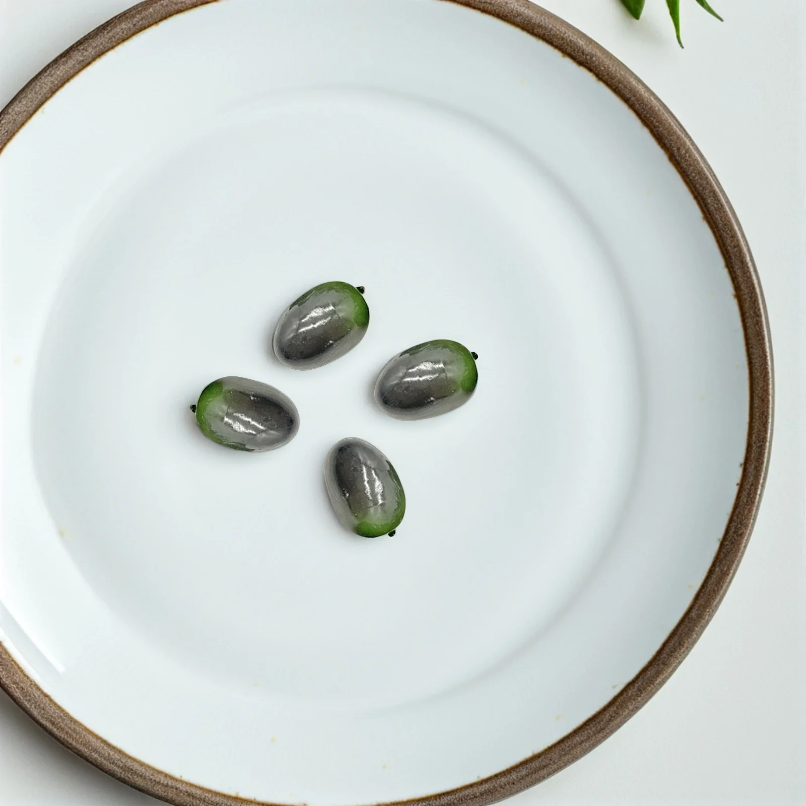 30 pezzi realistici realistici olive artificiali modelli di olive finte per la decorazione della festa in casa centrotavola cestino di frutta oggetti di scena