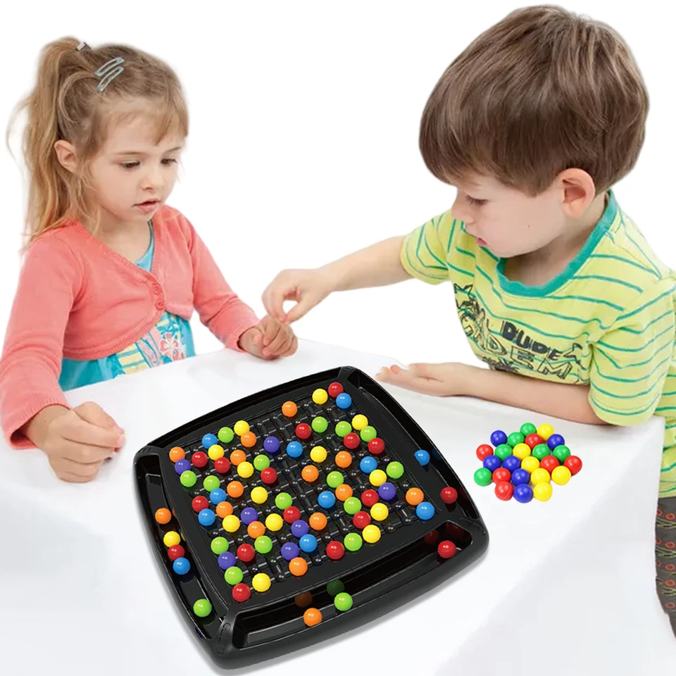 LYEAA Échiquier intellectuel Rainbow Ball Jeux d'échecs de stratégie Jeu de stratégie de Table, Jeu Familial de Table pour Enfants et Adultes LYEAA Échiquier intellectuel Rainbow Ball Jeux d'échecs de stratégie Jeu de stratégie de Table, Jeu Familial de Table pour Enfants et Adultes