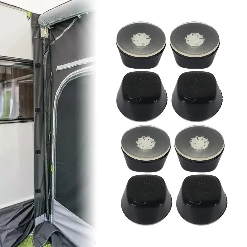 

8pc Awning Suction Cap ABS Material Awning Suction Cups For Caravan For Motorhome Camper For Dometic For Kampa