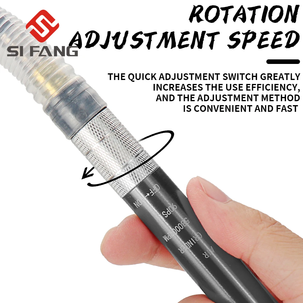 Air Micro Die Grinder Pencil Professional 58,000 RPM High Speed Cutting Wood Jewelry Polishing Grinding Engraving Pneumatic Tool