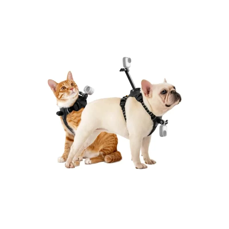 Insta360 Pet Harness Mount Size S (GO Ultra) Back Adjustable Support Rod Design Sport Action Camera Accessories