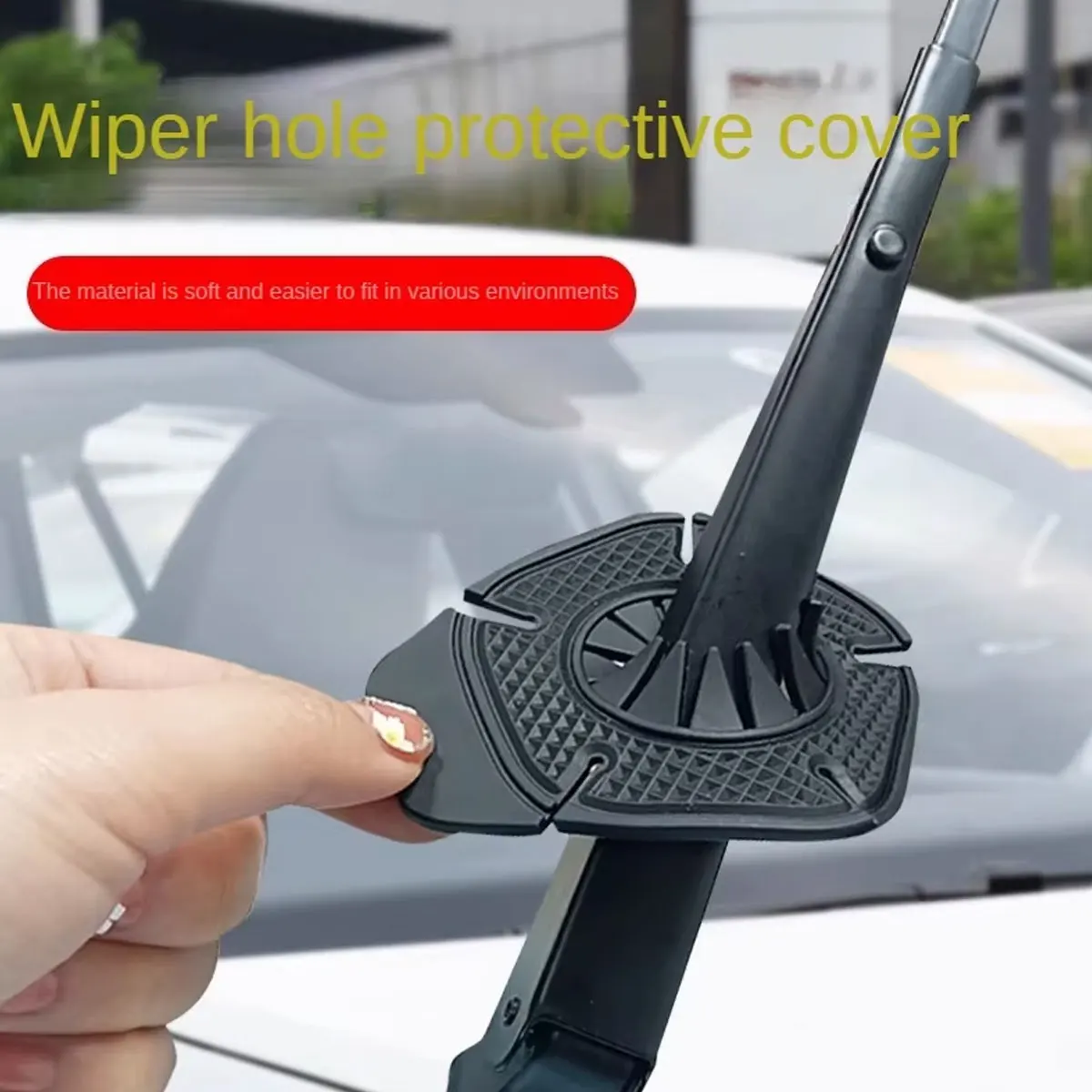

Car Windshield Wiper Protective Cover Universal for Prevent Debris Prevention Leaf Falling Wiper Bottom Hole Dustproof Cover