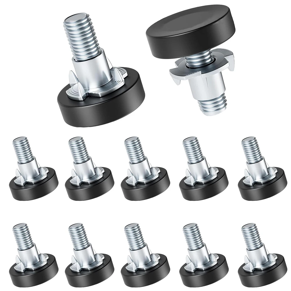 1 4-inch Size Adjustable Leveling Feet Adjustable Feet Furniture Leveling 12 PCS Set Compatible With Various Floors
