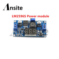 LM2596S DC-DC adjustable voltage regulator power module LM2596 voltage regulator buck with digital voltmeter display