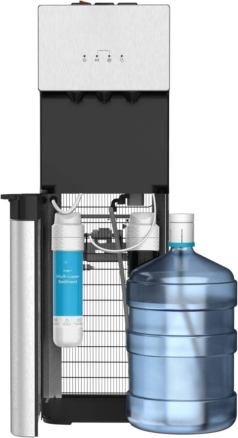 A3F Bottom Loading Water Cooler Dispenser with BioGuard-3 Temperature Settings-UL-Filtered