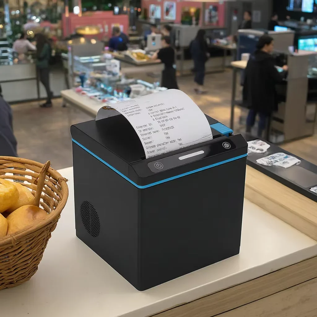300mm/s Fast 58MM 80MM Thermal Receipt POS Printer USB LAN WIFI Bluetooth Port Connect 7 Devices Support Ubereat Doordash Skip