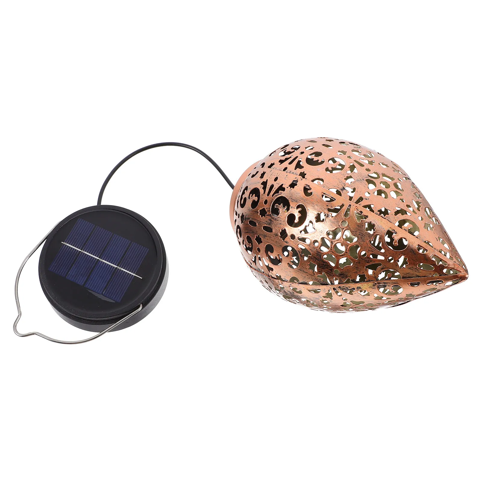 Fall Porch Decor Lantern Flickering Flame Solar Lights Outdoor Garden Powered Butterfly view 3