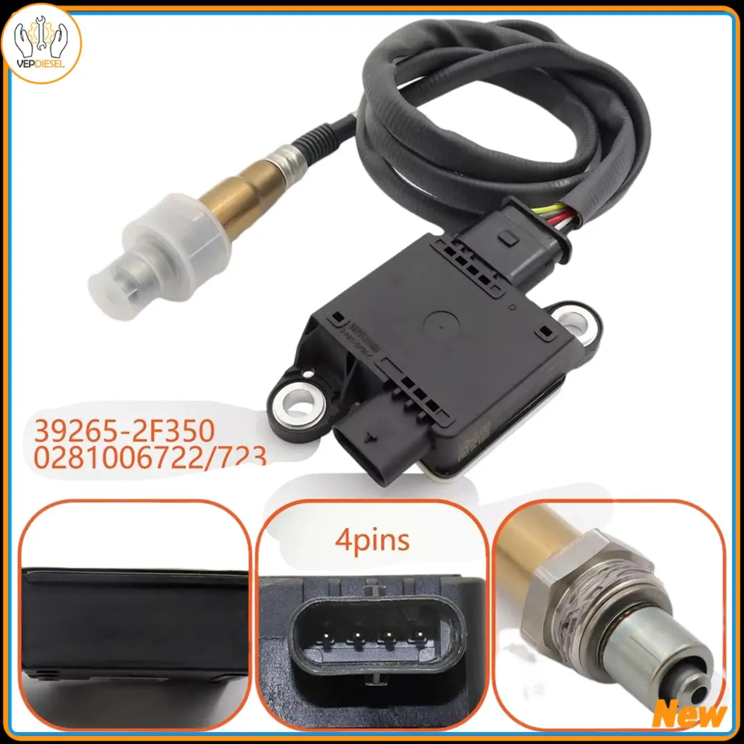 1pc New Particulate Matter Sensor 392652F350 39265-2F350 For Hyundai Santa Fe 2015-2016 Car Accessories