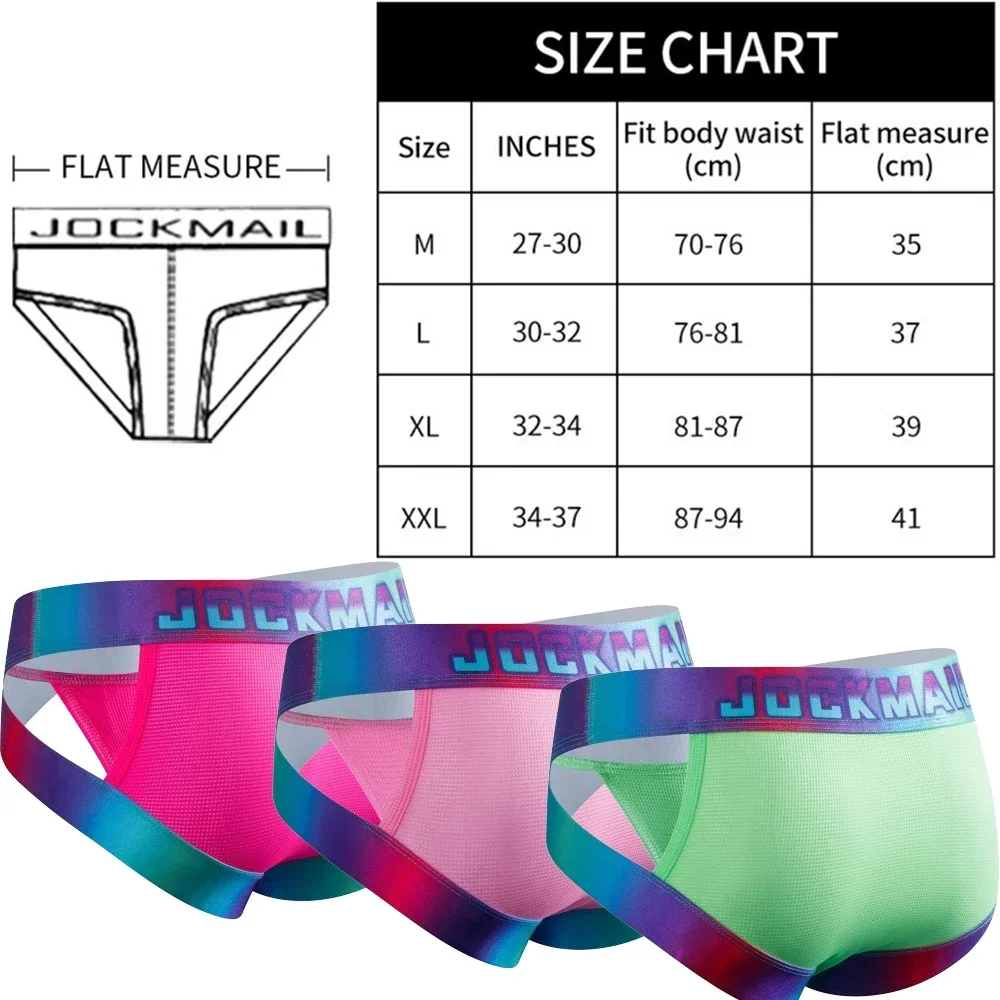 Quick Dry Breathable Men Underwear Briefs Fashion Multicolor Underpants Nylon Mesh Jockstrap Slip Panties Underwear Tanga Bikini