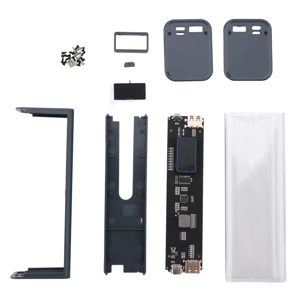Imagem -06 - Carregador de Bateria 18650 Polímero 20000ma Faça Você Mesmo Portátil Mini Power Bank Digital Display Box Fonte de Alimentação Móvel 8*18650