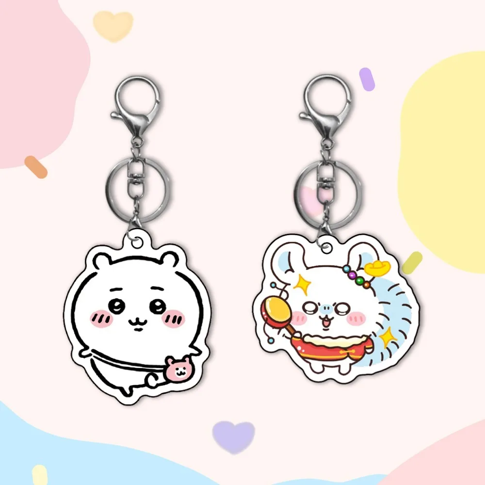 

Diy Comic Keychain Young Girl Jewelry Cute Cartoons Campus Student Backpack Pendant Creative Child Holiday Gift