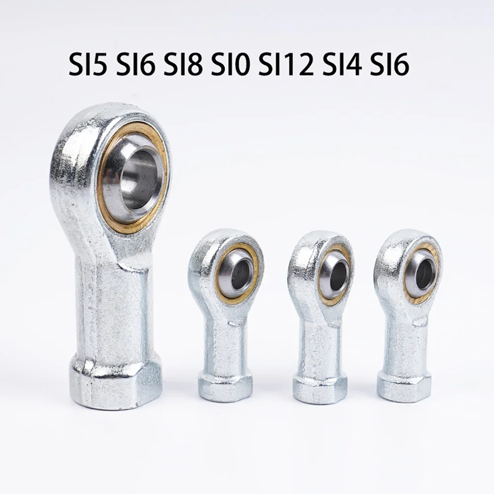 SI5 SI6 SI8 SI10 SI12 SI14 SI16 Internal Thread Rod End Bearings Right Left Hand Ball Joint For Automation Machinery Hardware