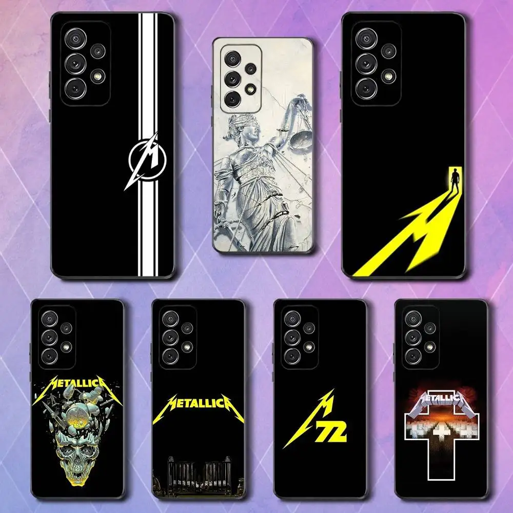 

M-Metallica 72 S-Seasons Phone Case For Samsung S25,S24,S23,S22,S21,S20,S10,Ultra,Plus,Lite,FE,Soft Silicone Black Cover