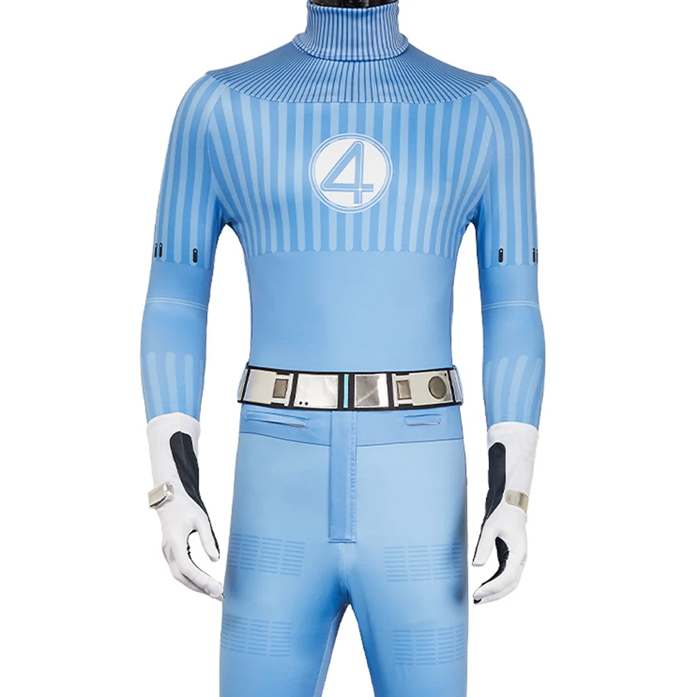 Fantasia Reed Richards, боевые костюмы для косплея, 2025 фильм, 4 предмета, фантастический костюм Disfraz, мужской костюм на Хэллоуин, карнавальная праздничная одежда