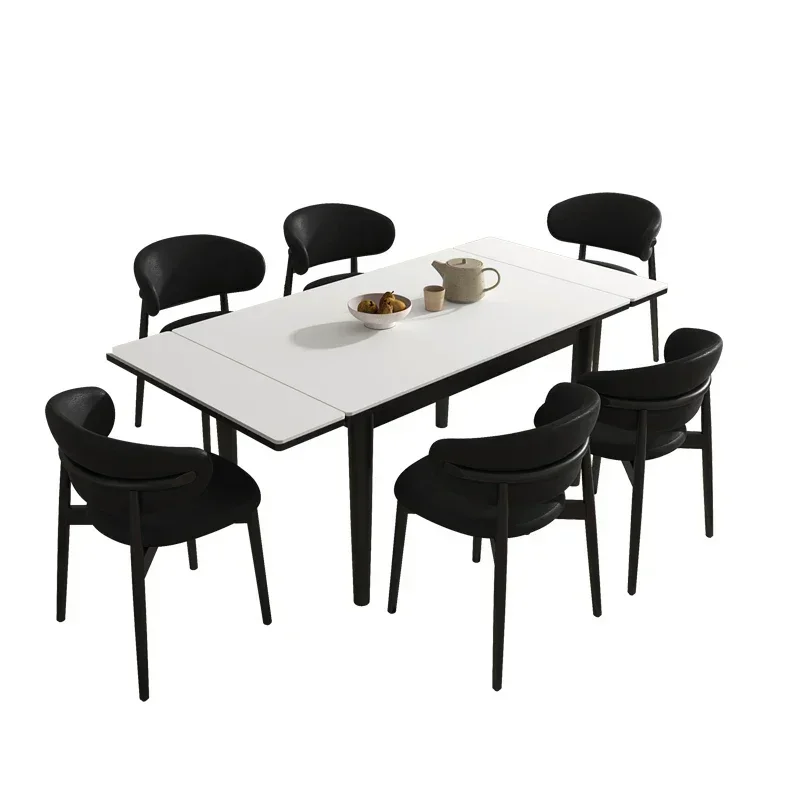 

For Designer Garden Dining Table Mobile Kitchen Restaurant Table Extendable Study Luxury Gaming Juegos De Comedor Home Furniture