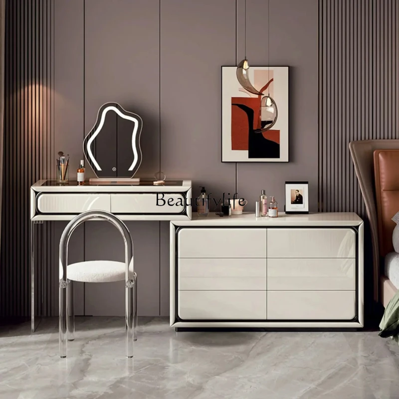 

Minimalist dresser chest integrated bedroom bedside cabinet multi-functional storage storage makeup table
