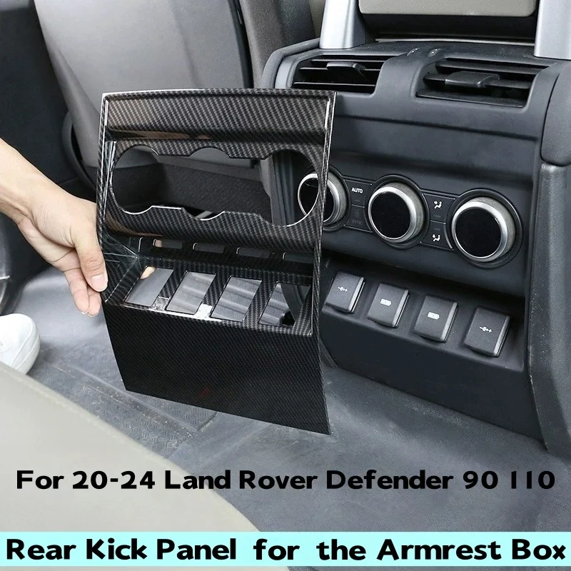 

For 2020-2025 Land Rover Defender 90 110 Rear Air Conditioning Vent Frame Panel Anti Kick Modification Interior Accessories