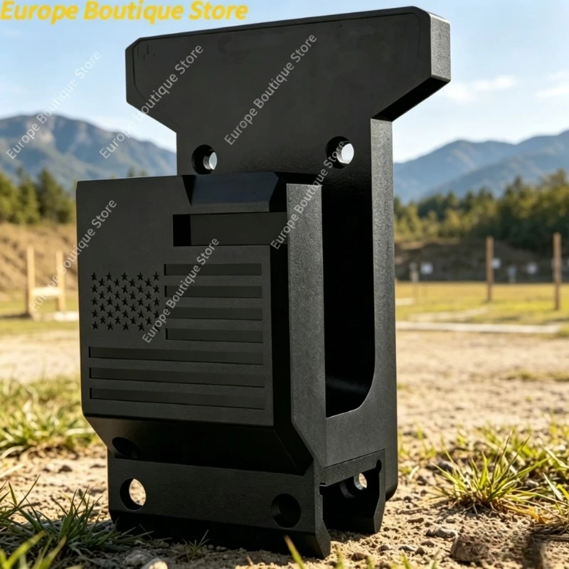 

Easy Install Gun Wall Mount With PMAG Storage AR15 Rifle Rack 300Lbs Tension Indoor Holder