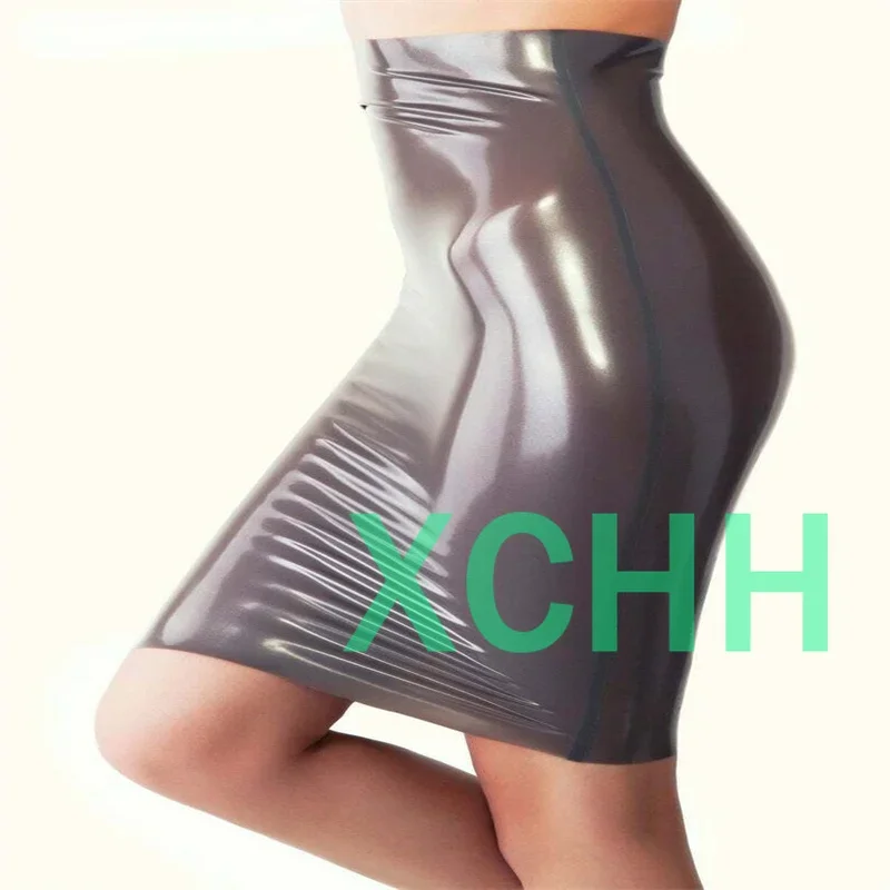 

High Waist Mid Dresses Latex Catsuit Rubber Gummi Party Wear Sexy Customize 0.4mm