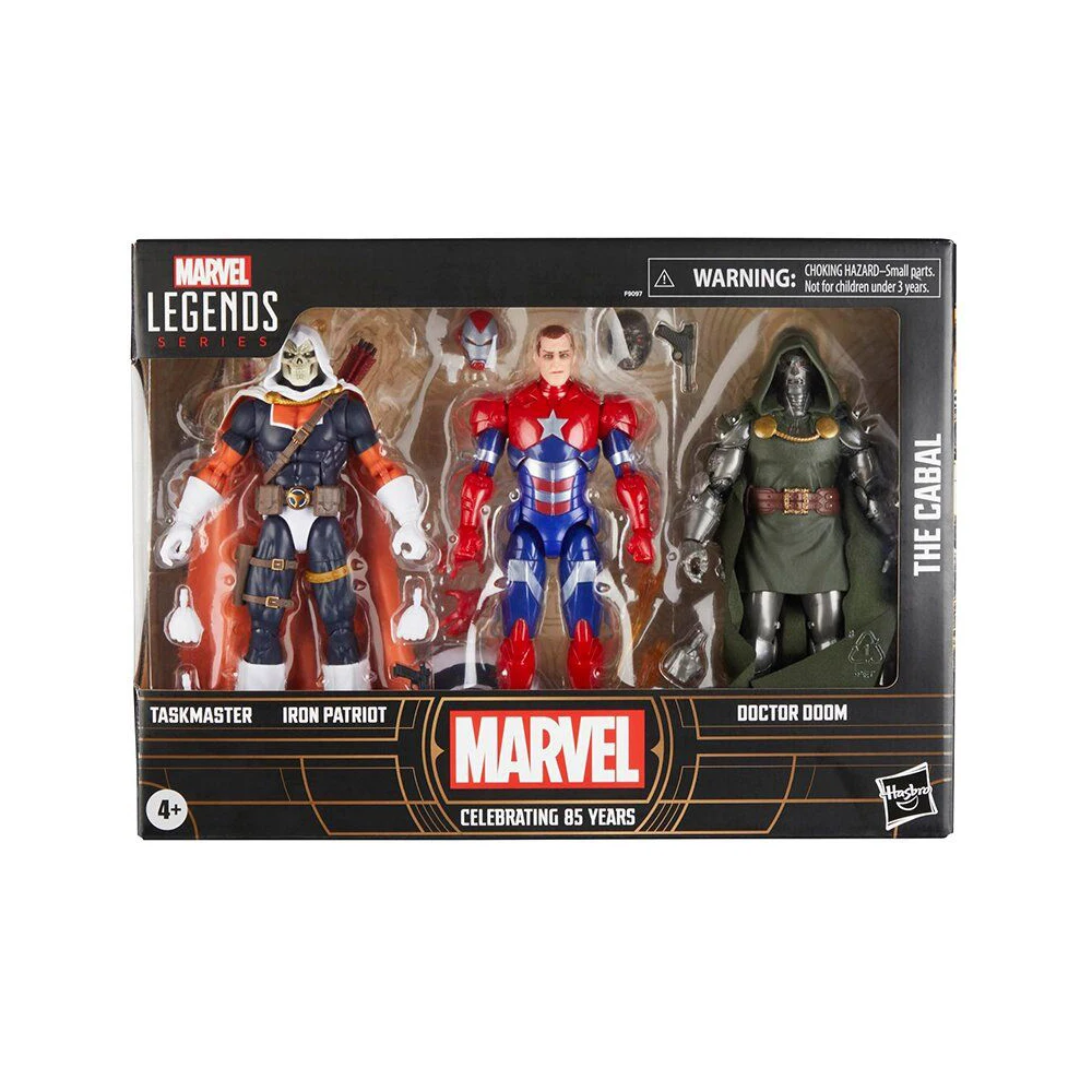 Genuine 6 Inches Action Figures Marvel Legends Imitating Master Iron Patriot Dr. Doom Three-Person Suit Collect Model Toy Gift