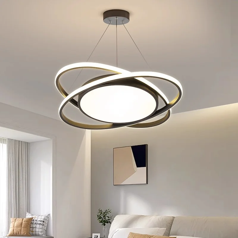 

2025 new LED restaurant pendant light, modern and simple living room, master bedroom, dining room, dining table pendant light