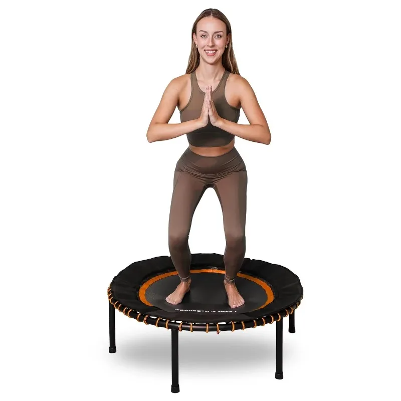 40-48in Fitness Trampoline Rebounder For Adults & Kids, Indoor Outdoor Use, 270lbs Capacity, Custom