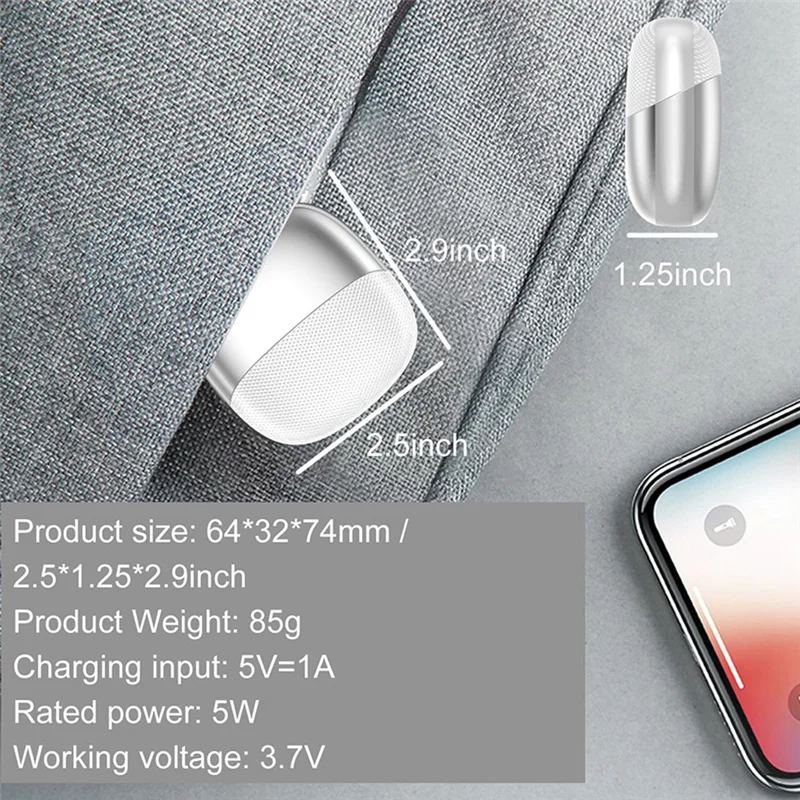 

【Today-Only!】Integrated Cutting And Grinding Electric Nail Clipper With Led Light, Portable Baby Nail Trimmer For Adults Seniors