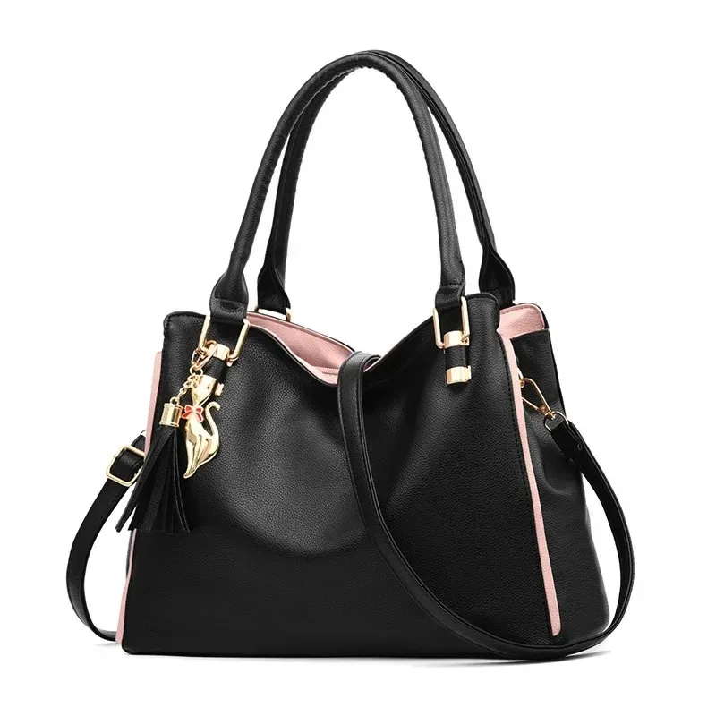 

Women's bag soft leather mother bag Korean version new fashionable and simple middle-aged women's large-capacity handbag