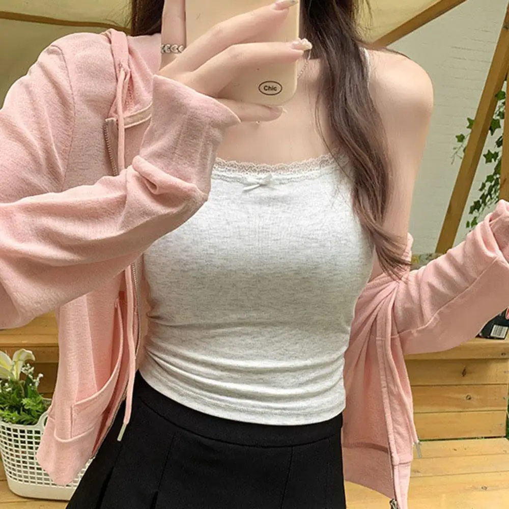 Letni koronkowy biustonosz top seksowny damski krótki top bezszwowy tuba topy koszulka bielizna moda koreańska jednolity wyściełany bralet kamizelka 2025 nowość