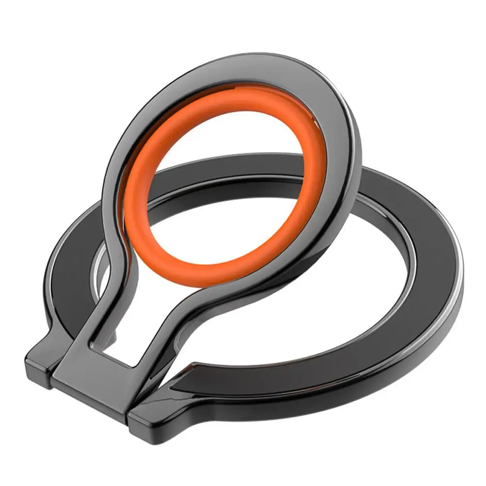 Tempat ponsel lipat magnetis cocok untuk seri Iphone MAGSAFE 360 derajat Liberty putar Super magnetik Fo U7F6