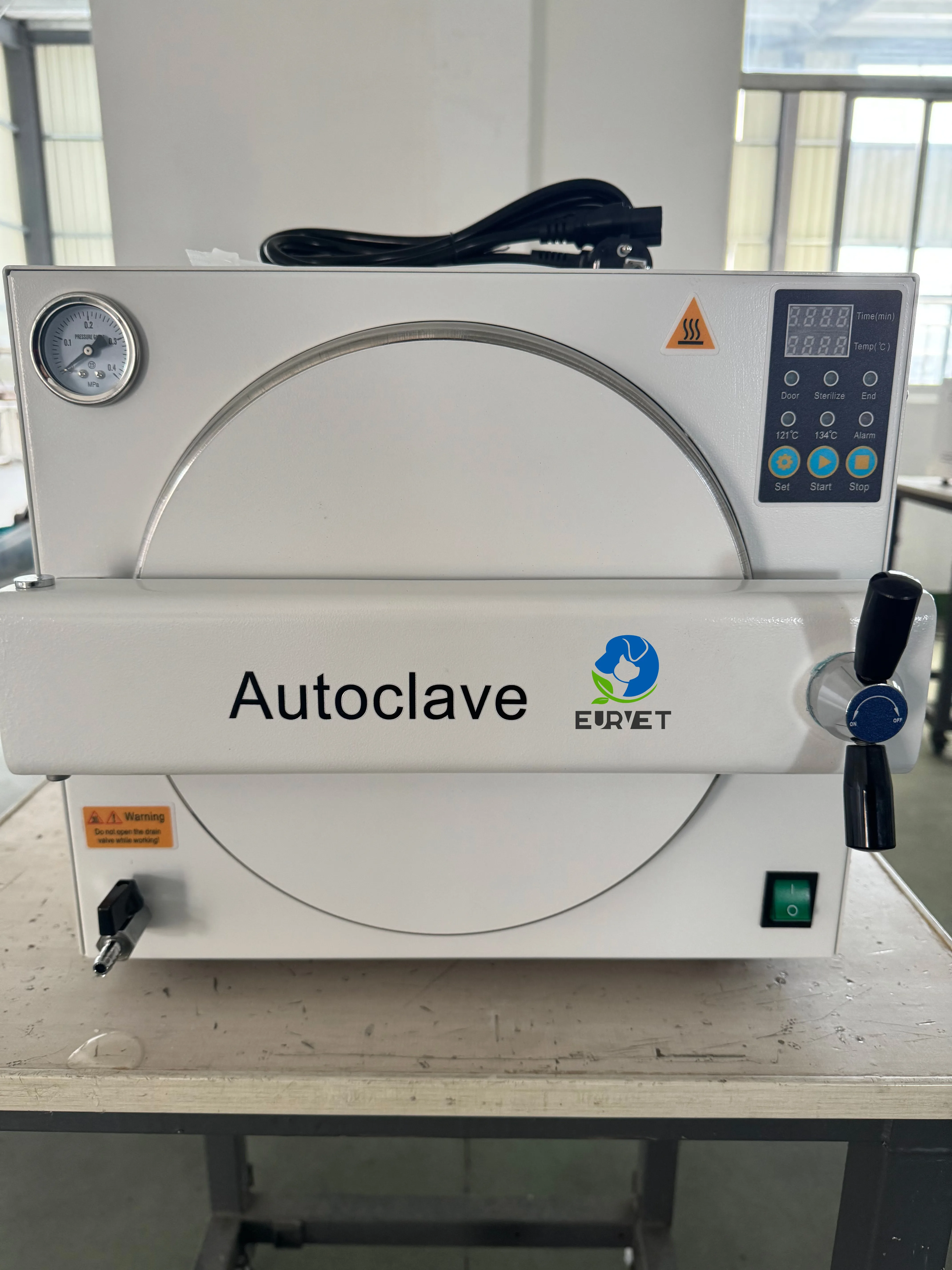 18 L/23 L Class N Autoclave Professional Large Capacity Clinic Desktop Autoclave 126℃ Top Wet Steam Sterilizer