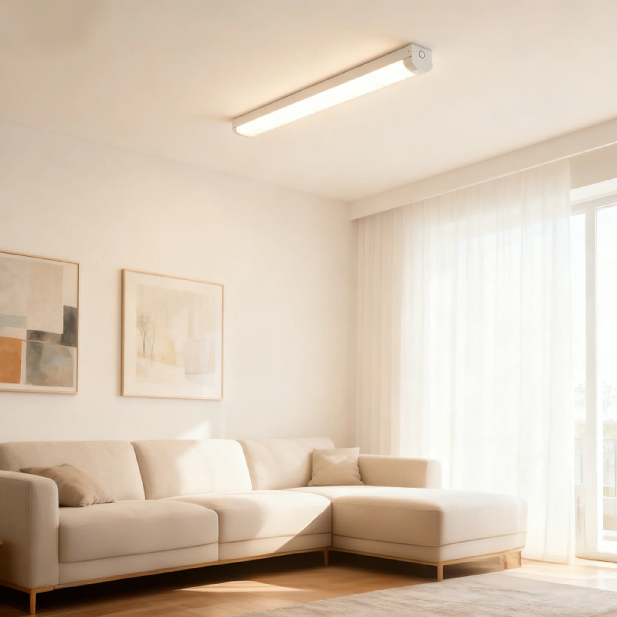 2 قدم LED الخطي قطاع أضواء الدرج 20 واط 2500lm 3000 كيلو/4000 كيلو/5000 كيلو 0-10 فولت عكس الضوء ربط LED متجر السقف تركيب المصابيح ETL #1