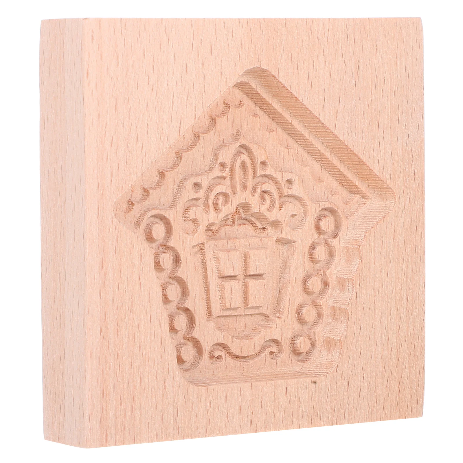 Stampo per timbri per biscotti fai-da-te Stampi per goffratura natalizia per le vacanze da cucina per cuocere taglierina in legno