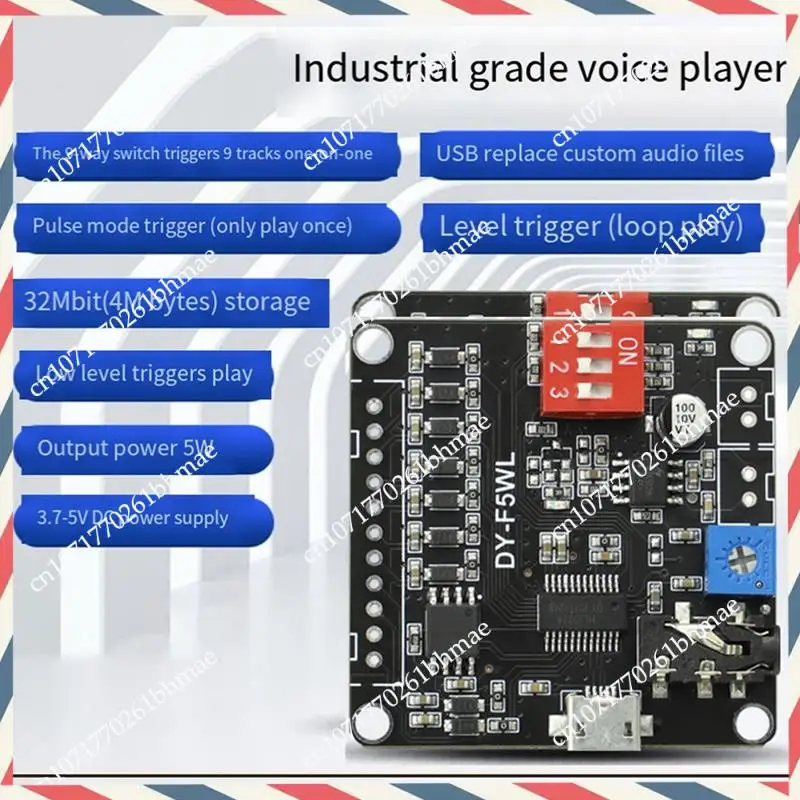 -A21Z DY-F5WL 5W Sprachwiedergabemodul, das Micro-SD-Karte MP3-Musikplayer für Arduino unterstützt
