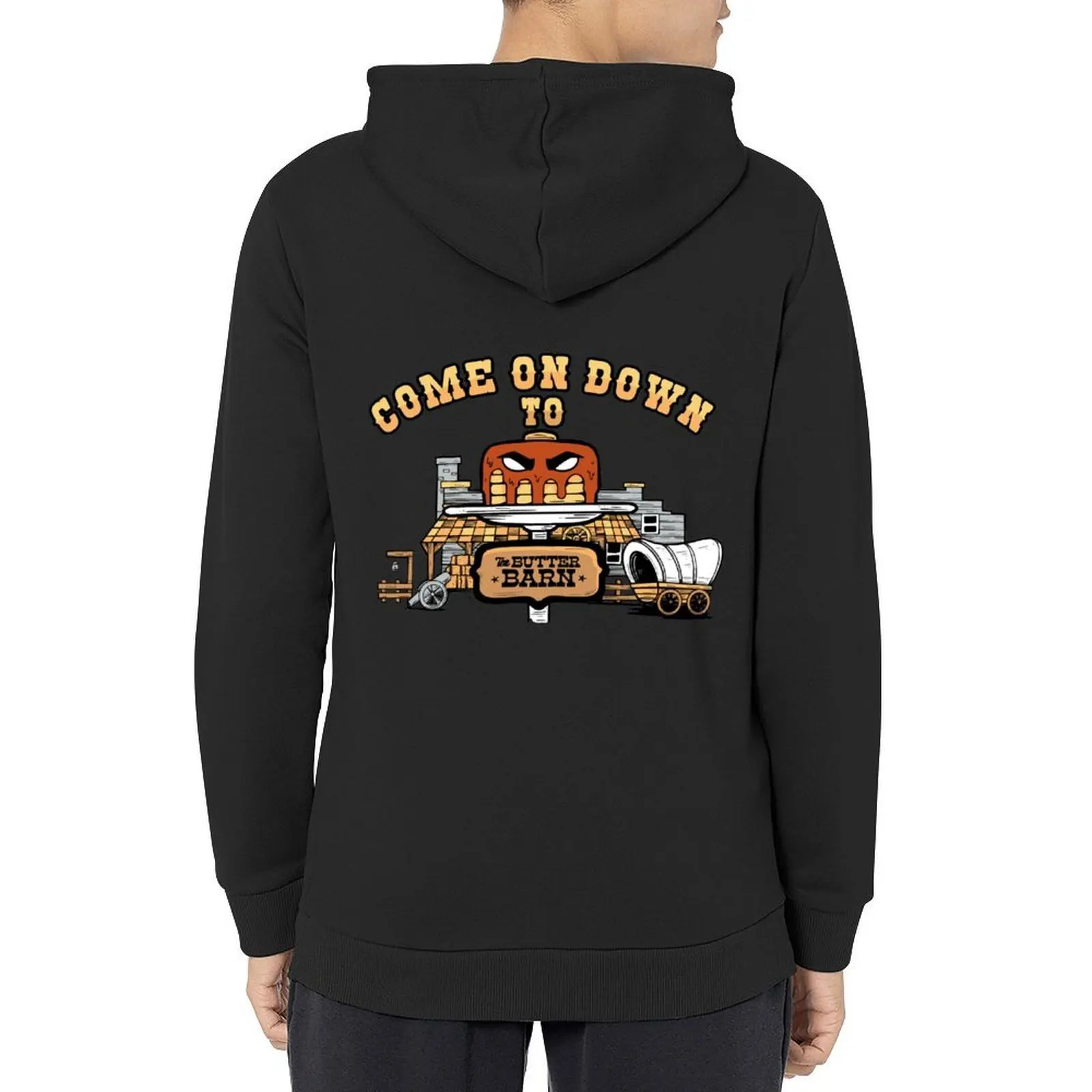 

Come on Down to the Butter Barn Hoodie men's autumn clothes men's clothing anime clothing men wear graphic hoodie
