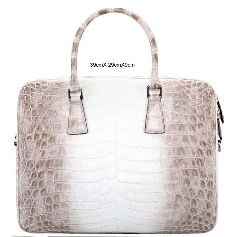 feimanmaoyi  handbag for man men bag mHimalayan white briefcase